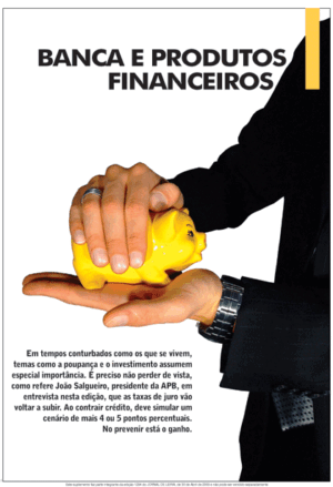 Suplemento banca e produtos financeiros