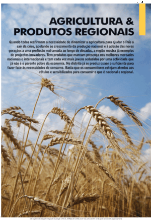 Agricultura & Produtos Regionais
